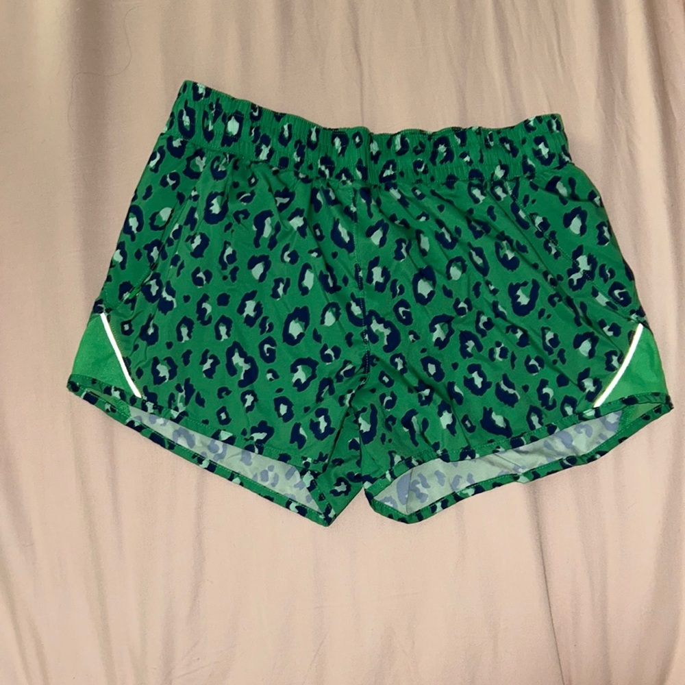 Leopard Print Gym Shorts